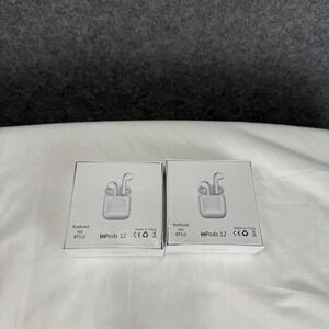 2 Pack inPods 12 True Wireless Stereo V5.0 Bluetooth Earbuds iOS Android
